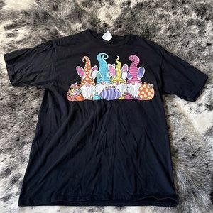 Black Easter gnome shirt